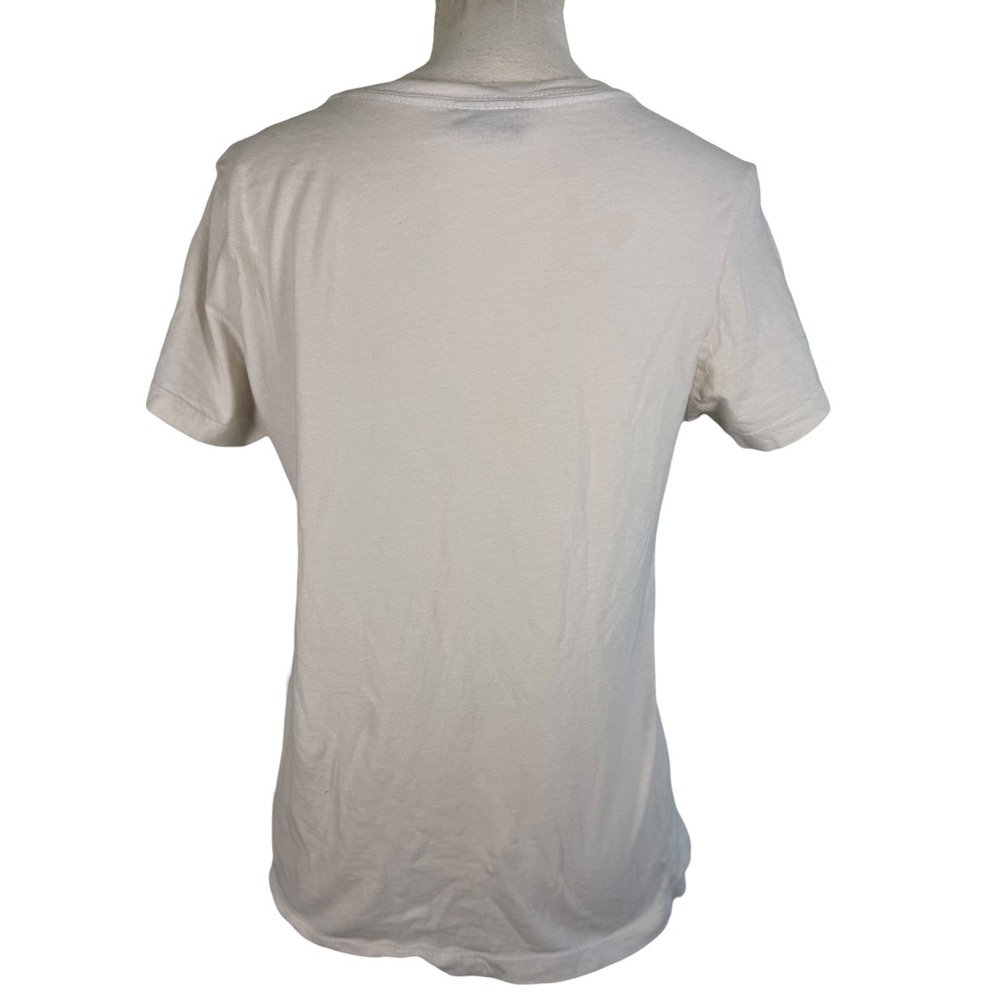 Bravado Tupac Shakur Graphic T Shirt Womens M Cream Cotton Rap Hip Hop Tee 90's - Picture 3 of 7